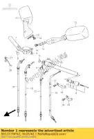 5611135F02, Suzuki, guidon, r suzuki gsx r 750 1000 2000 2001 2002 2003, Nouveau