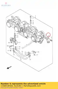 suzuki 1358018H00 sensor - Onderkant