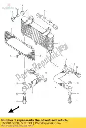 Aqui você pode pedir o conjunto refrigerador, óleo em Suzuki , com o número da peça 1660016G00: