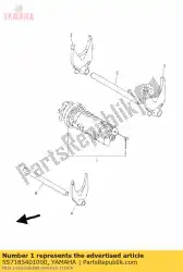 Here you can order the shift cam assy from Yamaha, with part number 5S7185401000: