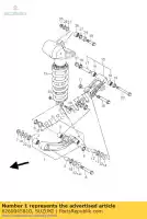 6260045810, Suzuki, hendelset, achter suzuki lt r 450 2006 2007 2008 2009 2010 2011, Nieuw