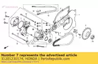 31201230174, Honda, borstelset, carbon (mitsuba) honda cb 125 450 1986 1988, Nieuw