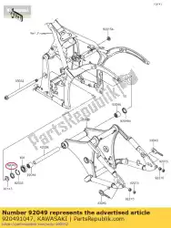 Ici, vous pouvez commander le joint huile auprès de Kawasaki , avec le numéro de pièce 920491047: