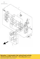 5930018G00999, Suzuki, étrier assy, ??fr suzuki gsx r 1000 2003, Nouveau