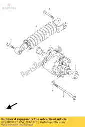 Here you can order the unit,rr spring from Suzuki, with part number 6220002F2037W:
