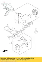 Here you can order the cushion,turn si from Suzuki, with part number 3567410F00: