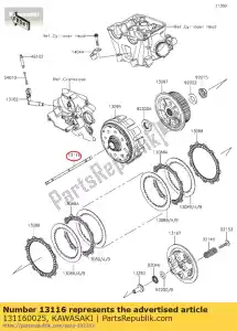 kawasaki 131160025 pr?t-push klx450a8f - Dół