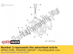 Aprilia AP0613396, Cilindro con manicotto, OEM: Aprilia AP0613396