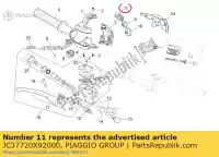 JC37720X92000, Piaggio Group, dispositivo di avvio-arresto del motore aprilia scarabeo sport city sport city cube 125 250 300 2007 2008 2009 2010, Nuovo