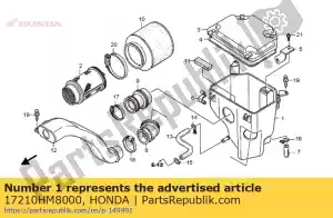 Honda 17210HM8000 obudowa, filtr powietrza - Dół
