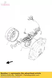 rotor assy van Yamaha, met onderdeel nummer 3D9H14500100, bestel je hier online: