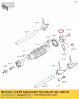 131450020, Kawasaki, cam-change drum kawasaki er6n  d a er6f f b kle versys e klz vulcan special edition se en s ag bg er650 c ex650 vn er 6f abs 6n 1000 650 en650 kle650 650l lams cafe , New