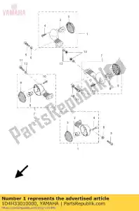 yamaha 1D4H33010000 fr. clignotant ensemble. - La partie au fond