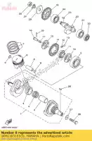 1KH1163101C0, Yamaha, pistón (estándar) yamaha  230 2017 2018 2019 2020, Nuevo