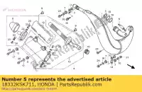 18332KSK711, Honda, ressort assy., ex. tuyau honda cr 250 2005 2006 2007, Nouveau