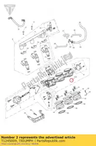 triumph T1245009 cap, vacuum connection - Bottom side