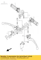 5730006G00, Suzuki, conjunto de palanca, freno suzuki dl 1000 2002 2003 2004 2005 2006, Nuevo