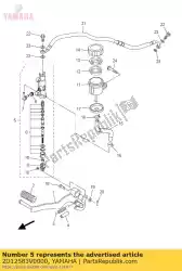 Aqui você pode pedir o rr. Conjunto do cilindro mestre. Em Yamaha , com o número da peça 2D12583V0000: