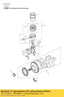 T1121003, Triumph, circlip, piston triumph daytona 955i 132513 > speed triple speed triple 210445 > 461331 sprint st 208167 > 955 1050 2002 2003 2004 2005 2006 2007 2008 2009 2010 2011 2012, New