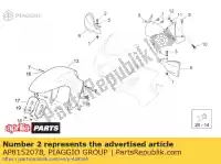 AP8152078, Piaggio Group, tornillo especial m6 aprilia  etx pegaso tuareg 125 350 600 650 1988 1989 1990 1992 1994 1995 1996 1997 1998 1999 2000 2001 2002 2003 2004, Nuevo