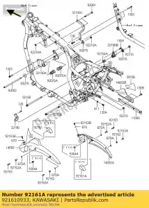 kawasaki 921610933 damper vn1700fbf - Bottom side