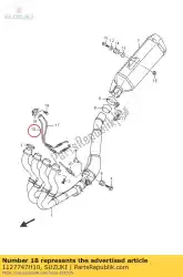 Ici, vous pouvez commander le câble, soupape exh auprès de Suzuki , avec le numéro de pièce 1127747H10: