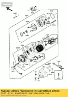 210011121, Kawasaki, Generator kawasaki zg voyager b xii zg1200 b1 1200 , New