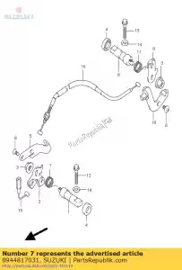 suzuki 0944817031 spring decomp s - Bottom side