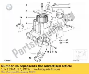 bmw 13711341317 oeillet en caoutchouc - La partie au fond