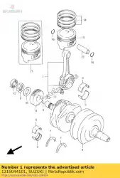 connrod assy van Suzuki, met onderdeel nummer 1216044101, bestel je hier online: