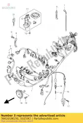 Tutaj możesz zamówić uprz??, okablowanie od Suzuki , z numerem części 3662018G30: