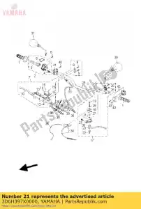 yamaha 3D6H397X0000 espaçador - Lado inferior