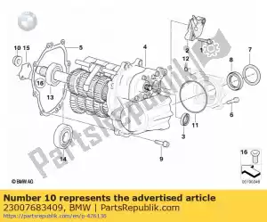 bmw 23007683409 tuerca collar - m20x1,5 (hasta 04/2016) - Lado inferior