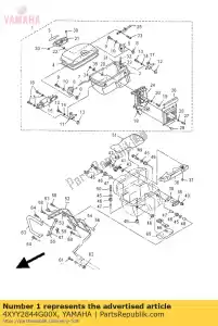 Yamaha 4XYY2844G00X sakwa na siod?o, 2 - Dół