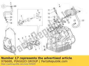 Piaggio Group 976688 pressure oil sensor cap - Bottom side