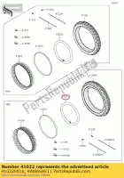 410220016, Kawasaki, chambre à air, (d) ej650c6f kawasaki  w 650 800 2006 2011 2012 2013 2014 2016 2018 2019 2020, Nouveau