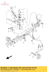 yamaha 4D32583T0200 master cylinder assy - Bottom side