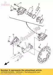 Here you can order the brake pad kit 2 from Yamaha, with part number 3XPW00460000: