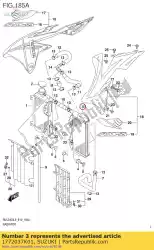 Qui puoi ordinare radiatore comp, acqua , l da Suzuki , con numero parte 1772037K01: