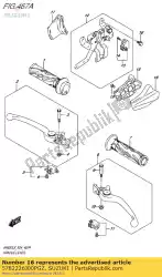 Qui puoi ordinare guarnire, freno l da Suzuki , con numero parte 5782226J00PGZ: