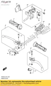 suzuki 5782226J00PGZ guarnire, freno l - Il fondo