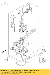 Tutaj możesz zamówić zespó? Pompy, paliwo od Suzuki , z numerem części 1510029G00: