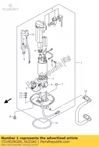 suzuki 1510029G00 zespó? pompy, paliwo - Dół