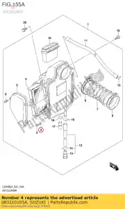 suzuki 083210105A sluitring, slot - Onderkant