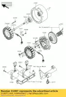 210071369, Kawasaki, rotor kawasaki vn classic fi n a mean streak p d drifter r j g f b h vulcan e nomad l  tourer vn1500 vn1600 1500 1600 , New