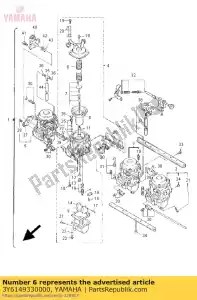 yamaha 3Y6149330000 ressort, diaphragme - La partie au fond