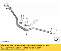 Qui puoi ordinare montaggio a clip, in alto a destra da BMW , con numero parte 32718540804: