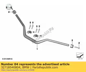 bmw 32718540804 montaggio a clip, in alto a destra - Il fondo