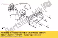 31110153005, Honda, ko?o zamachowe (hitachi) honda xr 80 1985 1986 1987 1990 1991, Nowy