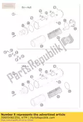 Here you can order the silencer housing sparky 04 from KTM, with part number 59005082350: